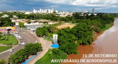 Ponto nº 10 de setembro: aniversário de Rondonópolis!